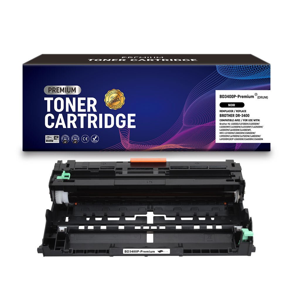 Cartouche de toner Compatible Brother DR-3400 Noir 30000pages - KERA FRANCE Cartouche de toner Compatible Brother DR-3400 Noir 30000pages - KERA FRANCE